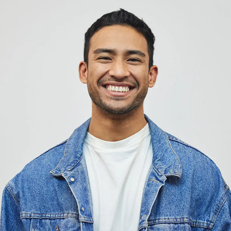 cropped portrait of a handsome young man posing in 1 1